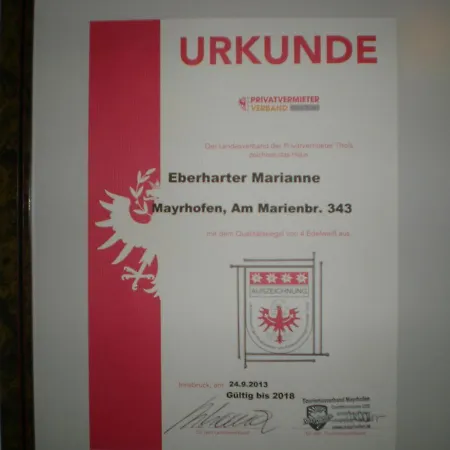 Haus Eberharter * مايرهوفن